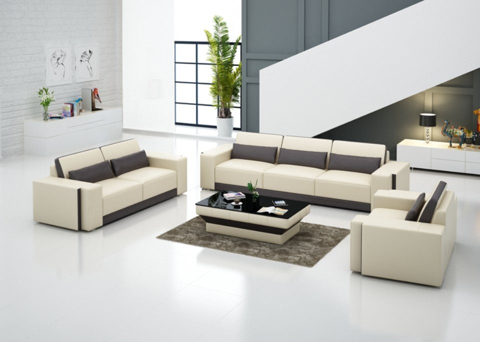 JVmoebel Sofa Premium Luxus 3+2+1 Couchgarnitur moderne Möbel Neu, Made in Europe