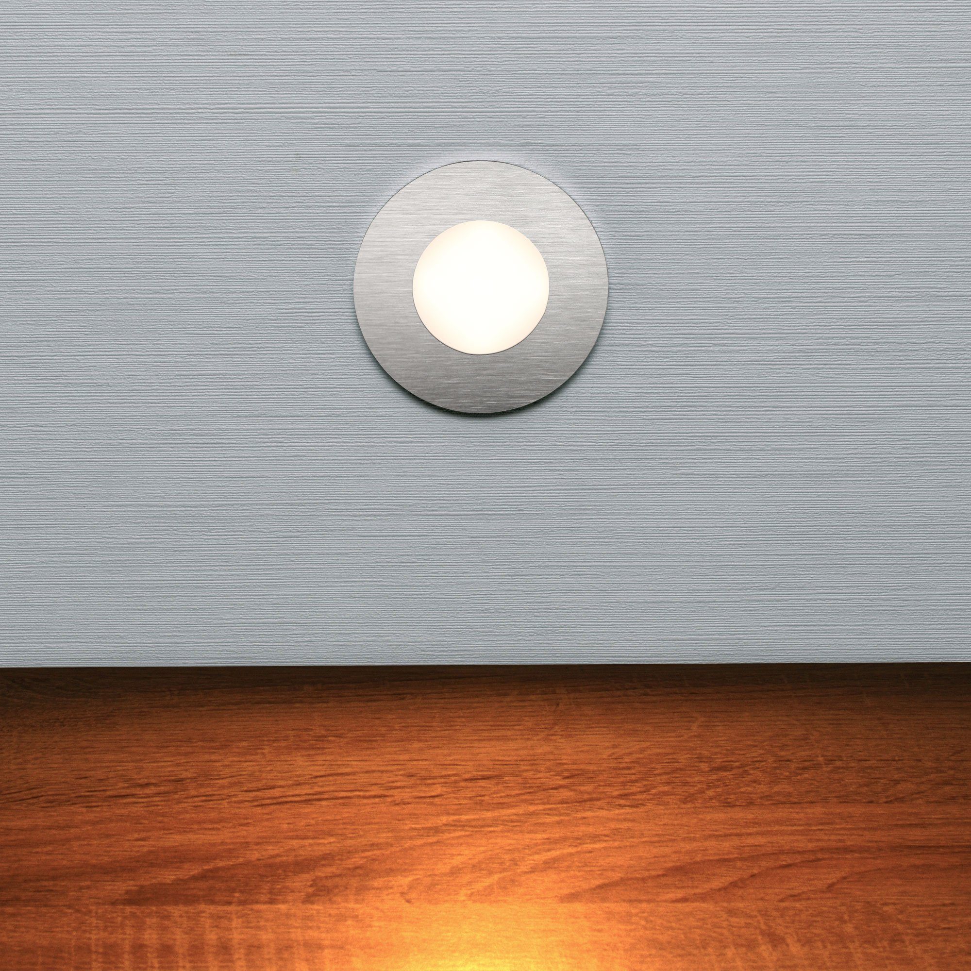 Maxkomfort LED Wandstrahler 6103, LED fest integriert, Warmweiß, 3000K, Treppenbeleuchtung