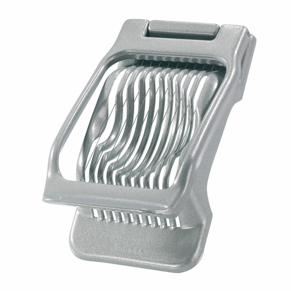 WESTMARK Eierschneider für runde und ovale Scheiben, einzeln gespannte Schneiddrähte, aus Edelstahl, Made in Germany