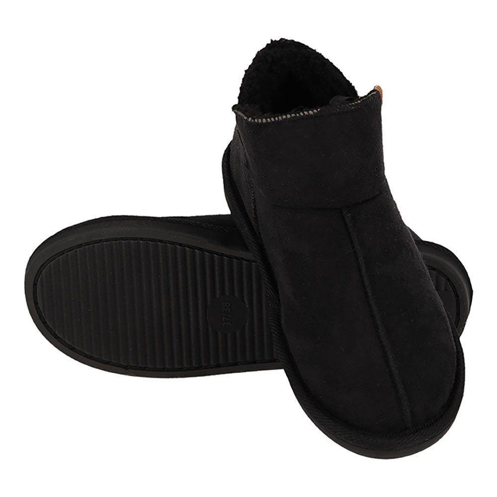 XQ Footwear LADIES HOME BOOTS SUEDE Hausschuh mit Logoprägung und kuscheligen, wärmenden Innenfutter