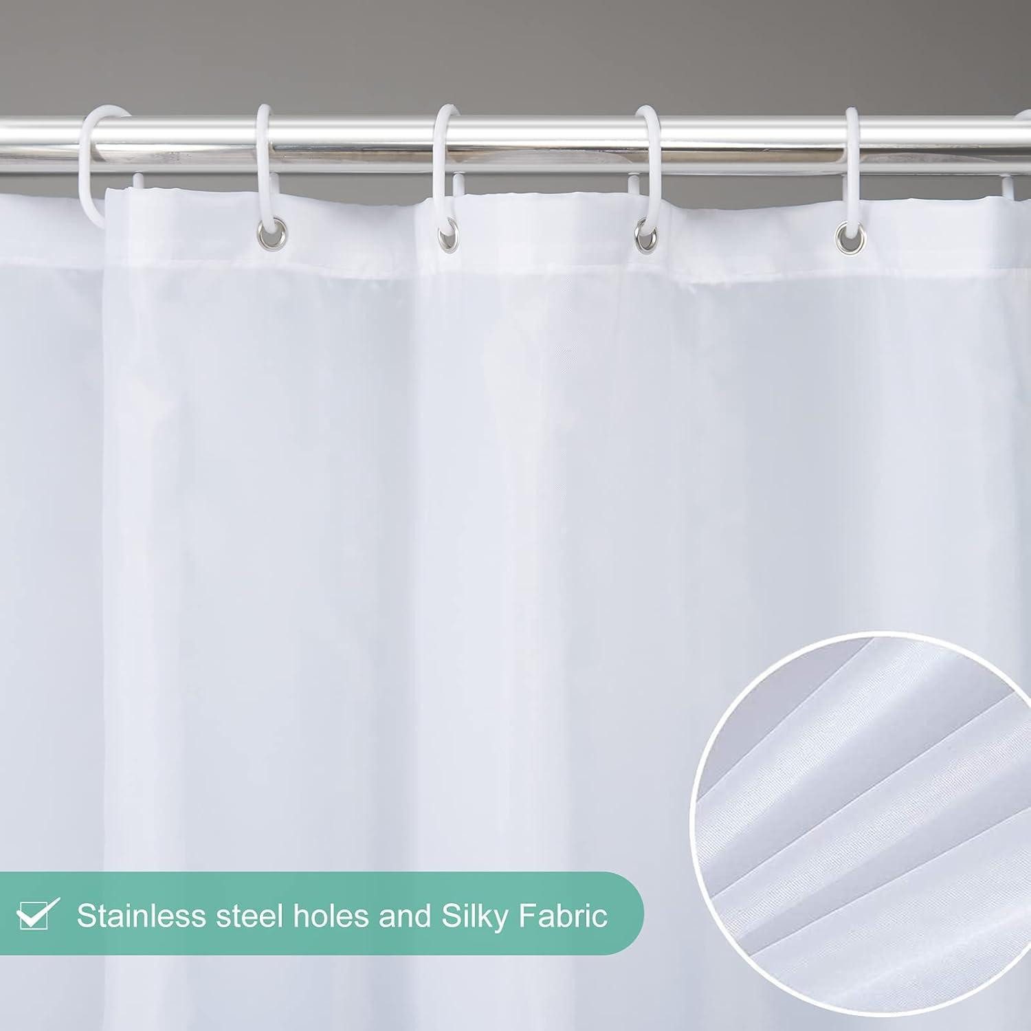 Furlinic Duschvorhang Duschvorhang 180x200 Anti-schimmel Wasserdicht Waschbar für Badewanne