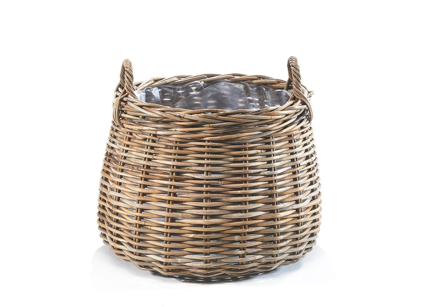 Kobolo Pflanzkübel Pflanzkorb Rattan - rund günstig online kaufen