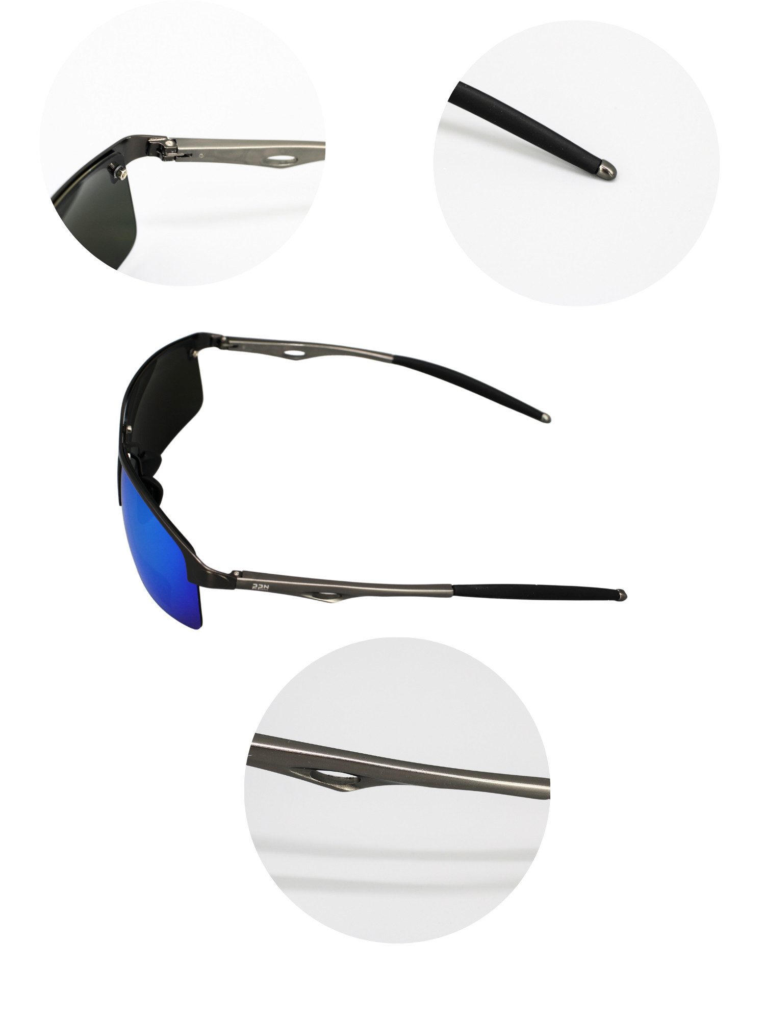 ANTALUX Sonnenbrille Polarisierte Sonnenbrille Herren/Damen, UV 400 Sonnenbrille mit Etui