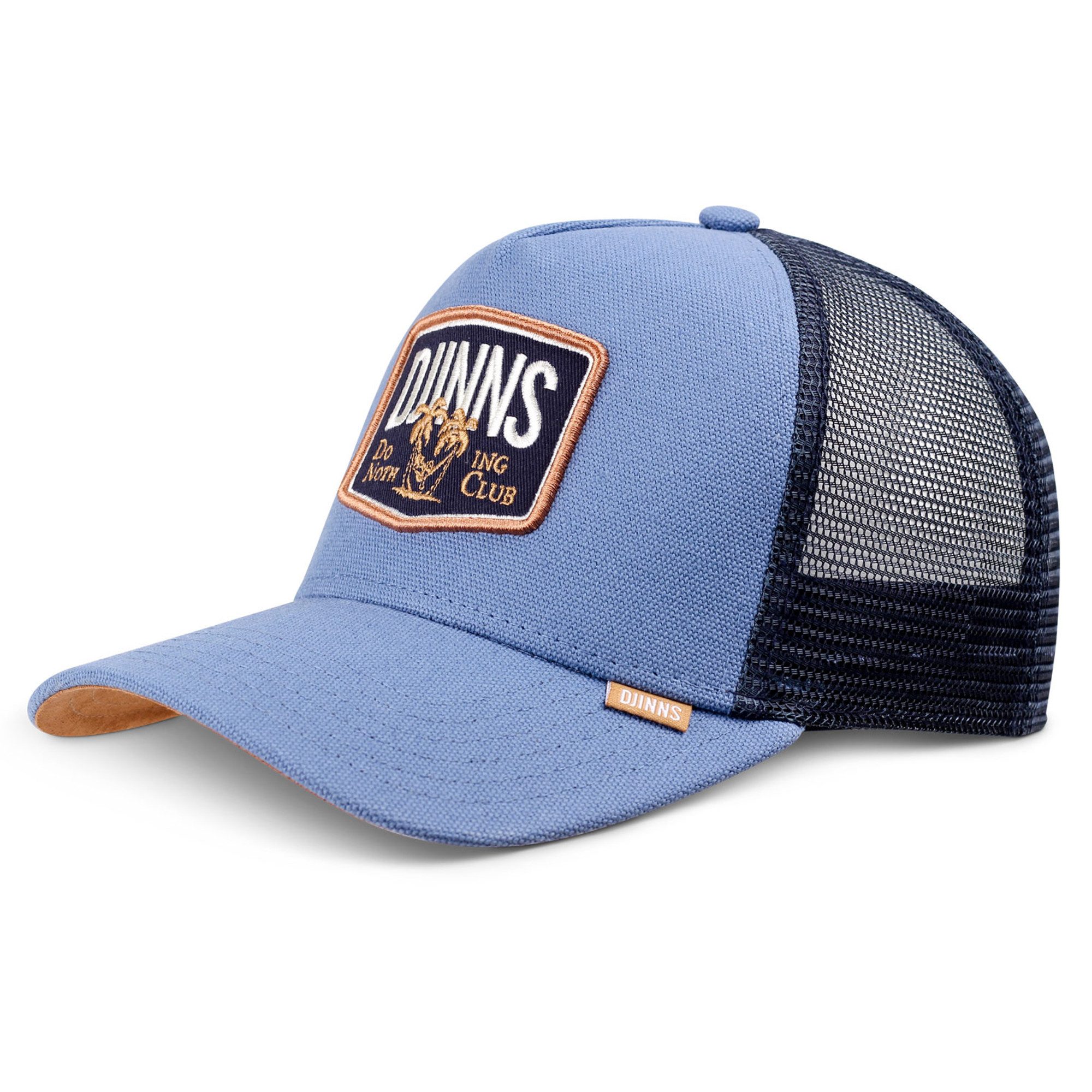 Djinns Trucker Cap Djinns HFT Cap Nothing Club (Basecap, Meshcap, Trucker Kappe) Schirmunterseite Braun