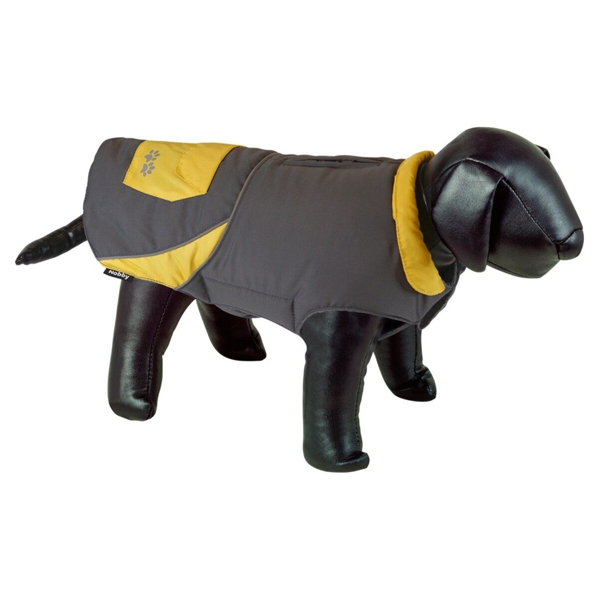 Nobby Hundemantel Hundemantel Elva grau-gelb