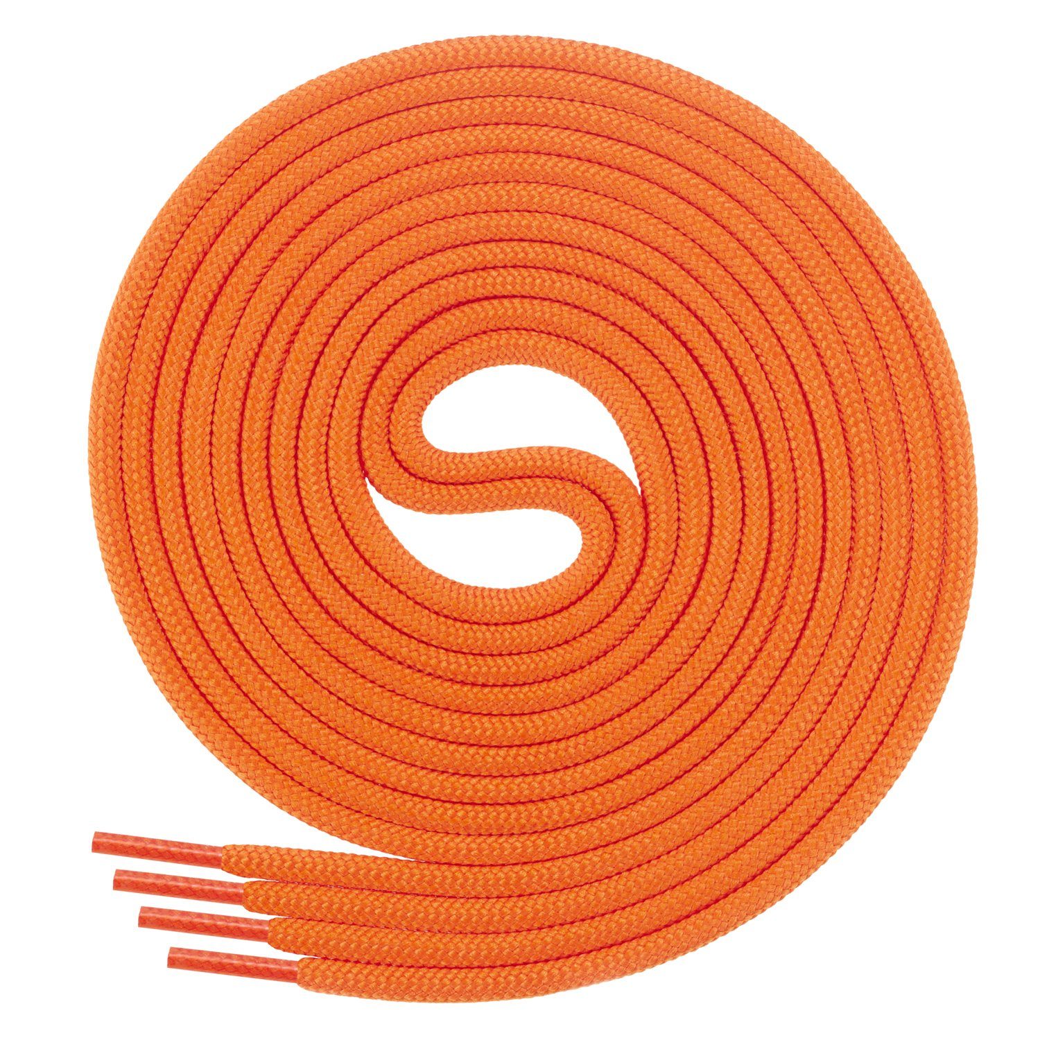 Di Ficchiano Schnürsenkel 1Paar runde Schnürsenkel ø 3mm für Business- und Lederschuhe, reißfest Orange