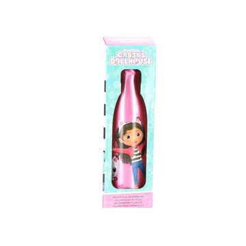 Dreamworks Gabby’s Dollhouse Trinkflasche Gabbys Dollhouse Kinder Mädchen ALU Wasserflasche Flasche 600 ml