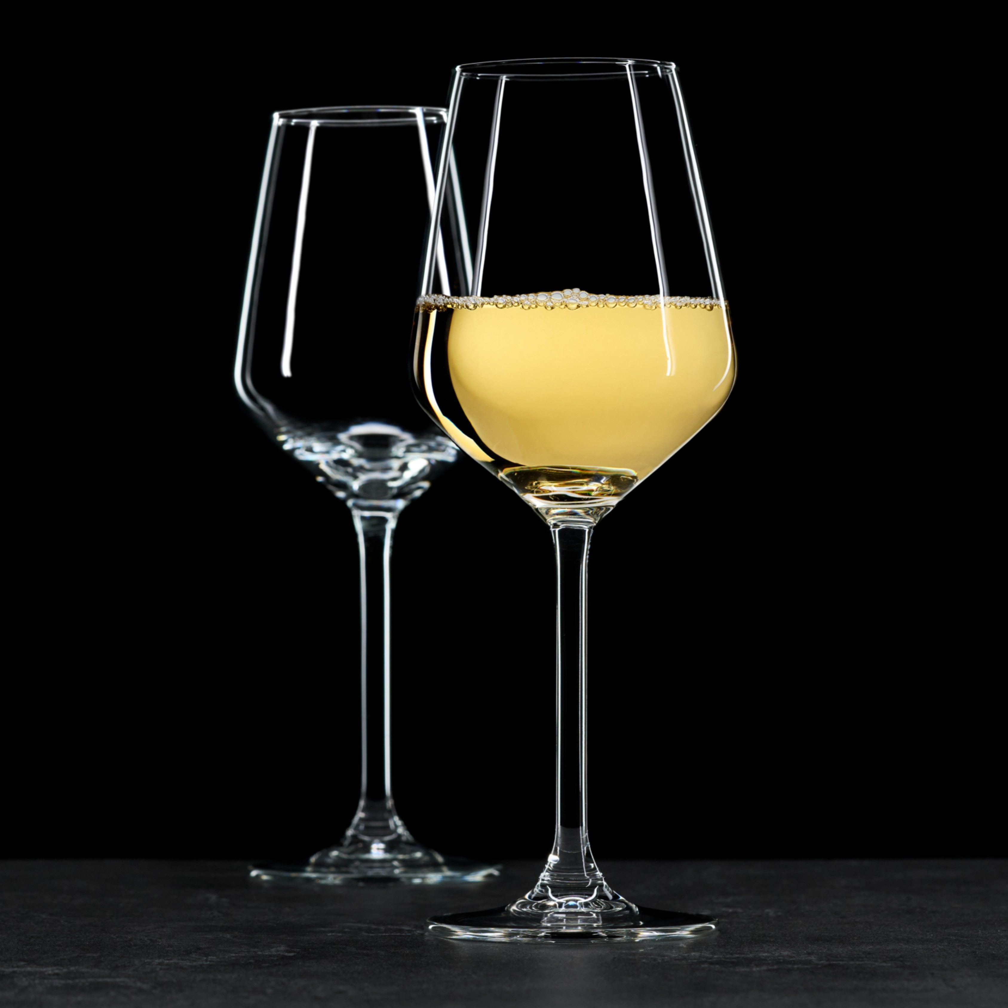 Ritzenhoff & Breker Weißweinglas Rumba, 4-tlg., Glas, 4er Set, je 370 ml
