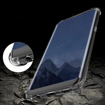 Numerva Handyhülle Anti Shock Case für Samsung Galaxy A04s, Air Bag Schutzhülle Handy Hülle Bumper Case