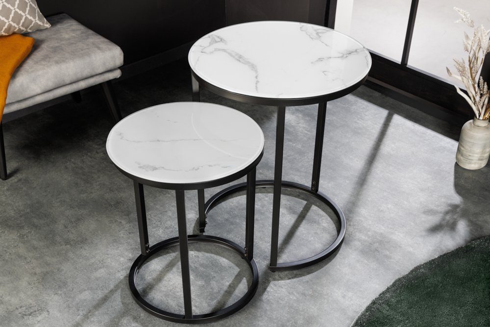 riess-ambiente Beistelltisch ELEGANCE 50cm weiß / günstig online kaufen