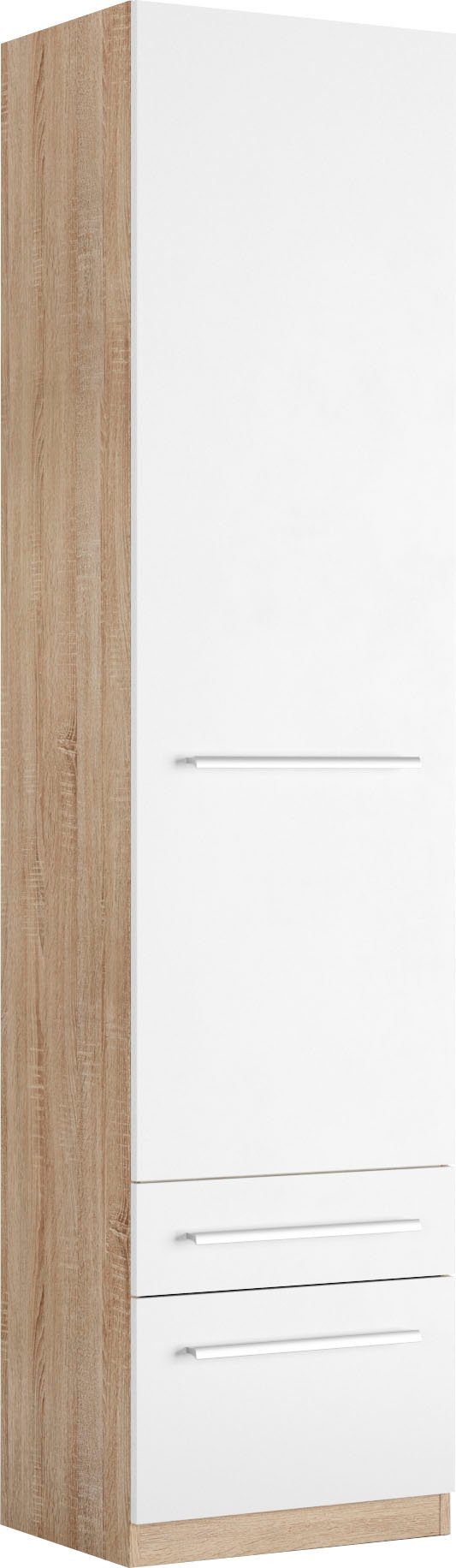 priess Kleiderschrank Schrank Garderobe Wäscheschrank Barcelona in 5 Breiten viel Stauraum, geräumige Schubkästen, mit Spiegel, MADE IN GERMANY