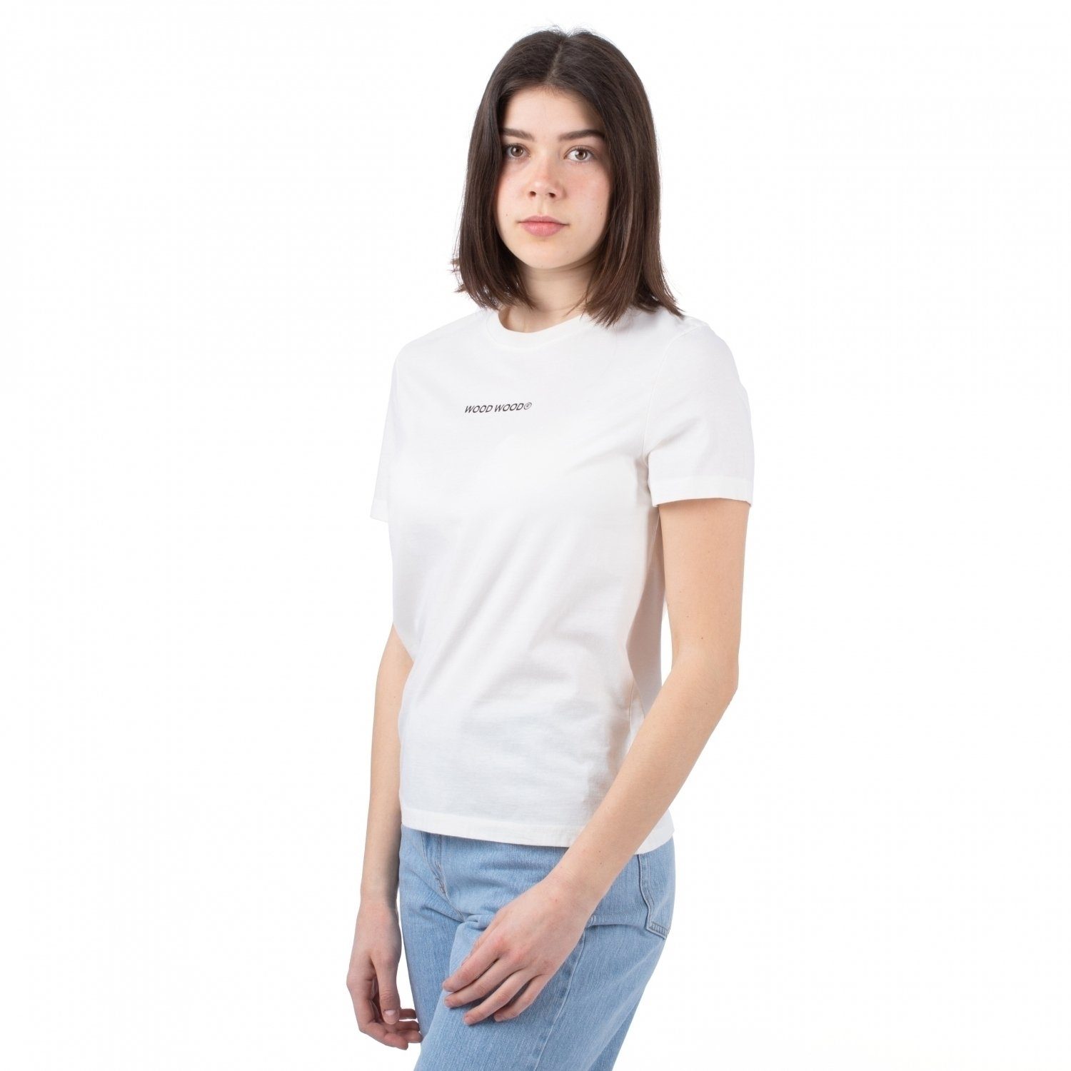 T-Shirt Wood Aria WOOD Wood Logo WOOD T-Shirt Off-White