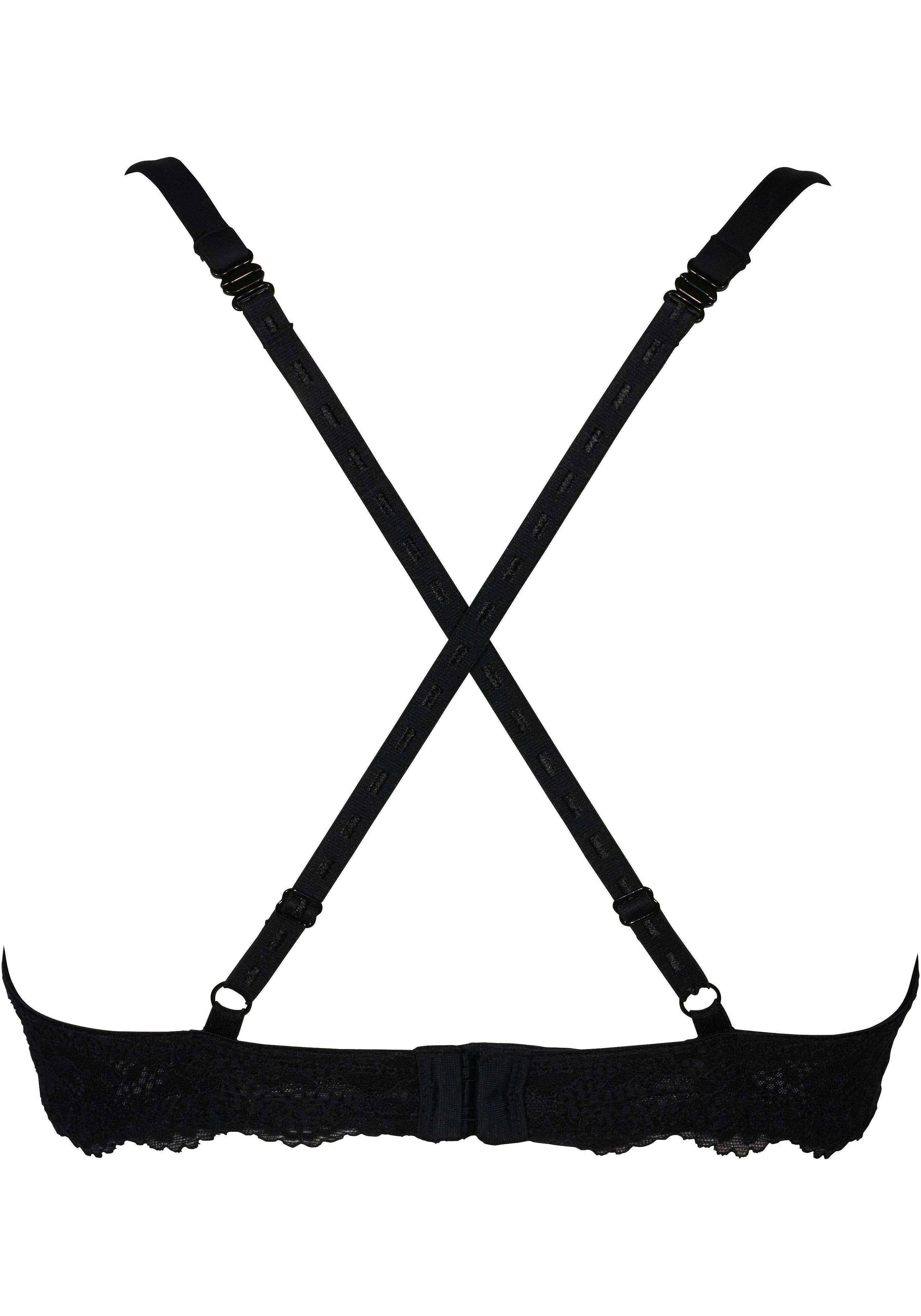 After Eden Push-up-BH TESS mit Schale, mit Bügel, mit Spitze, breite Träger, feminin, bequem
