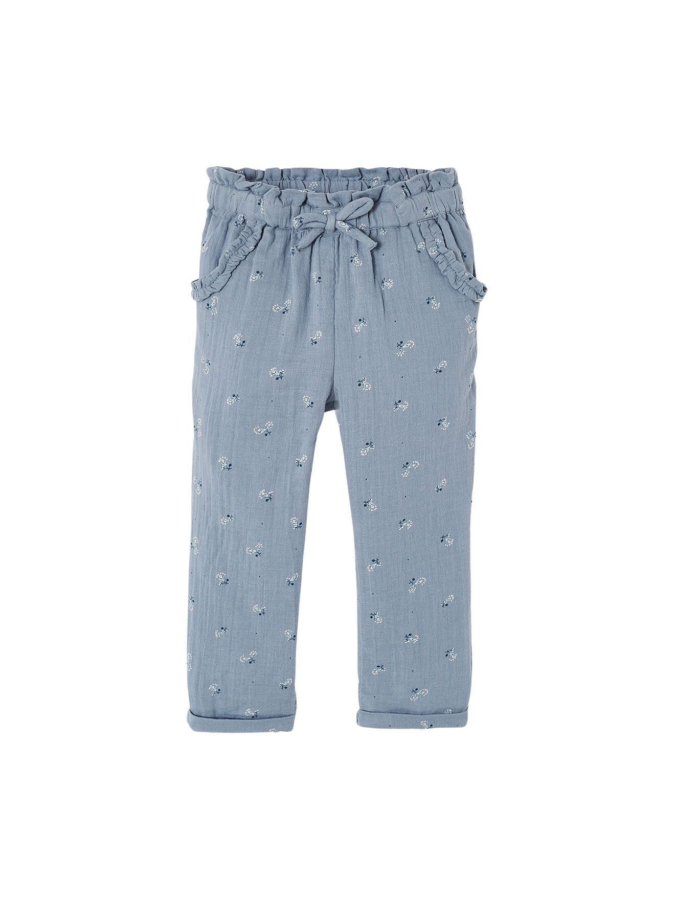 3/4-Hose Mädchen 3/4-Hose mit Blumenprint, Musselin