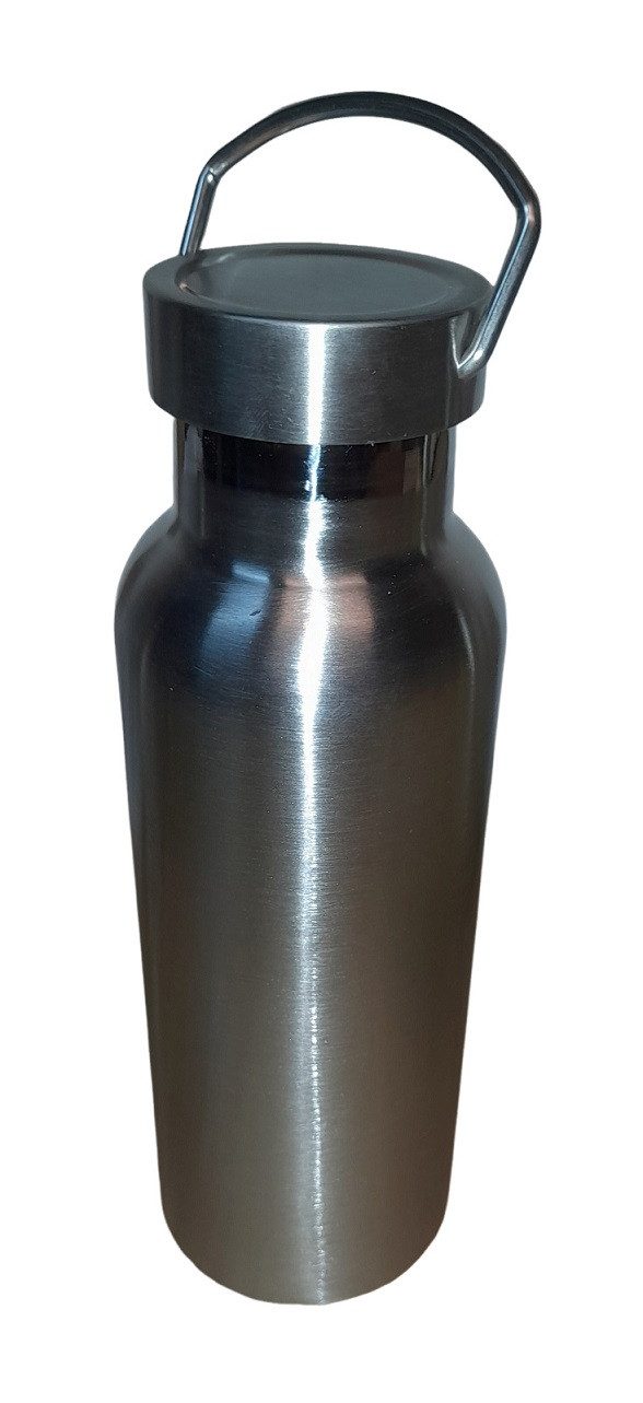MATEC Germany Ersatzteile Trinkflasche Trinkflasche Premium 500ml Edelstahl Thermo, Edelstahl, Edelstahldeckel, 500 ml
