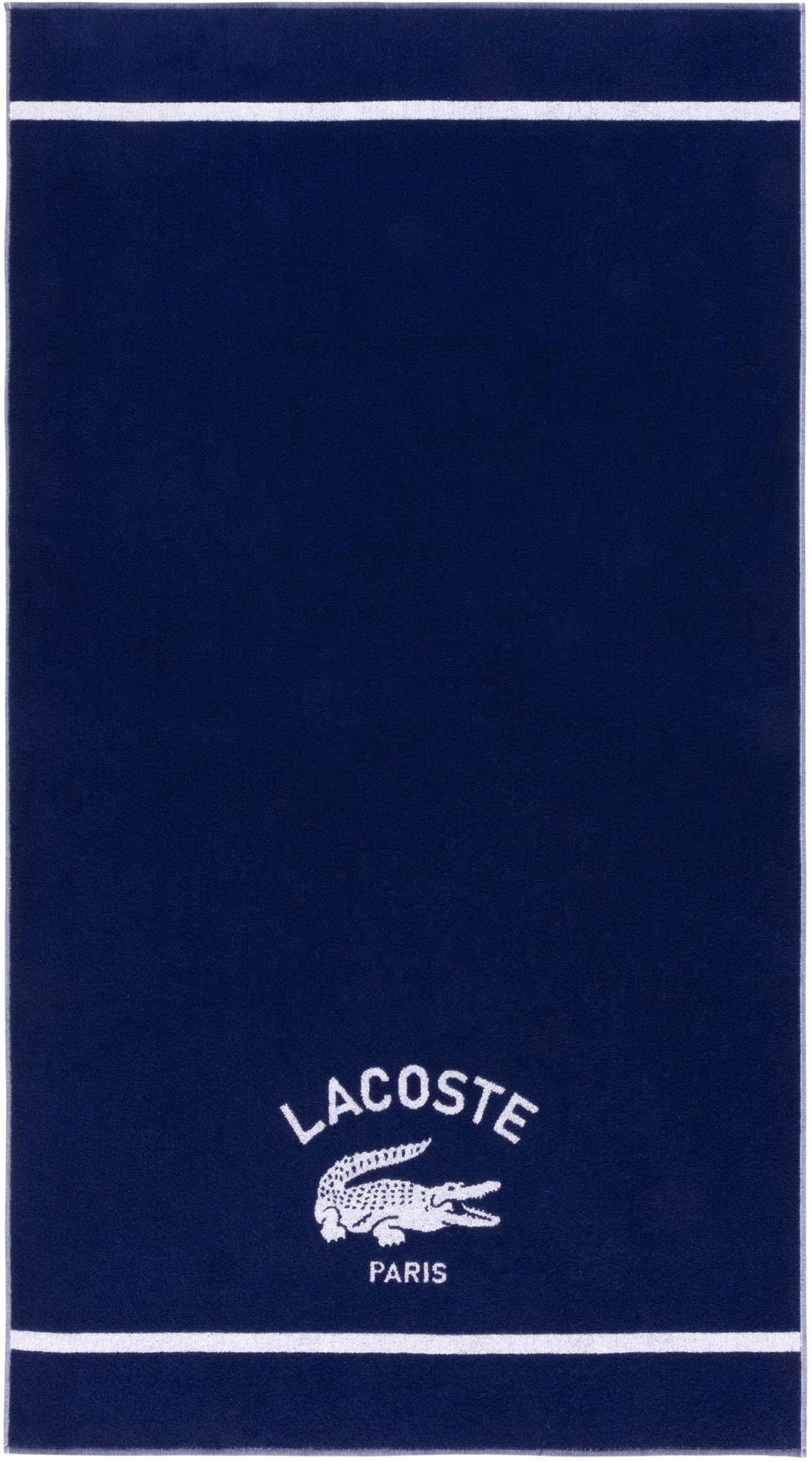 Lacoste Badetuch LORIGIN, Frottier (1-St), mit Label-Applikationen