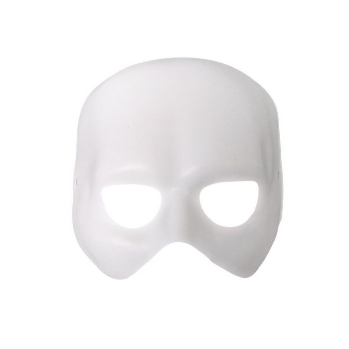 Metamorph Verkleidungsmaske Weißes Phantom Neutrale Kunststoffmaske für Theater Schauspiel und Phantome QR12433
