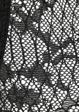 JETTE Bügel-BH aus transparentem Netzmaterial mit Bänder-Look