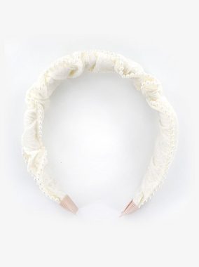 axy Haarreif Haarreif mit Perlen in modischem Design, Vintage Damen Haareifen Haarband
