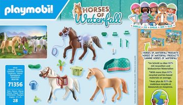 Playmobil® Konstruktions-Spielset Morgan, Quarter Horse & Shagya Araber (71356), Horses of Waterfall, (28 St), 3 Pferde