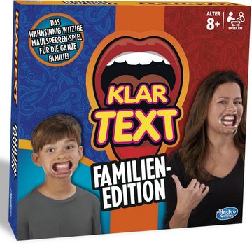 Hasbro Spiel, Klartext - Familien-Edition, Made in Europe