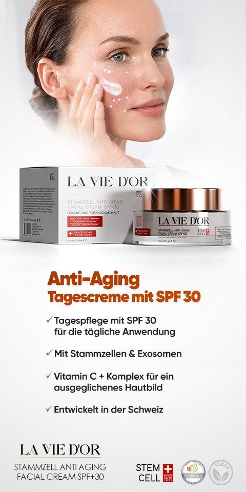 La Vie D'Or Gesichtsserum LaVieDor Anti-Aging Stammzell Gesichtscreme mit Hyaluronsäure, 1-tlg.