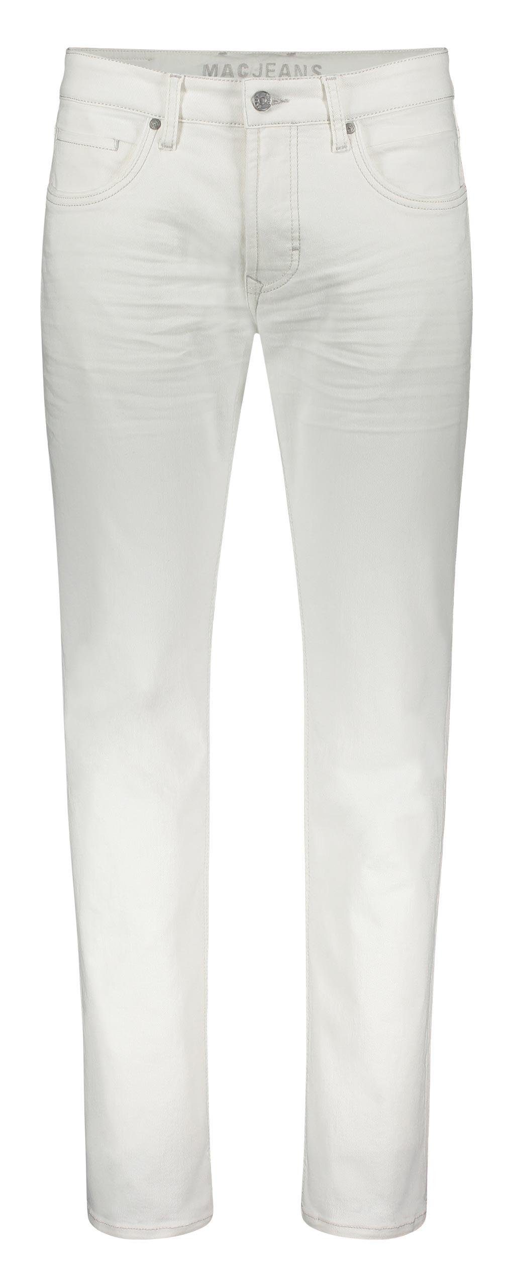 MAC 5-Pocket-Jeans ARNE WORKOUT - white H010 MAC PIPE 0517-00-1973 COTTONFLEXX