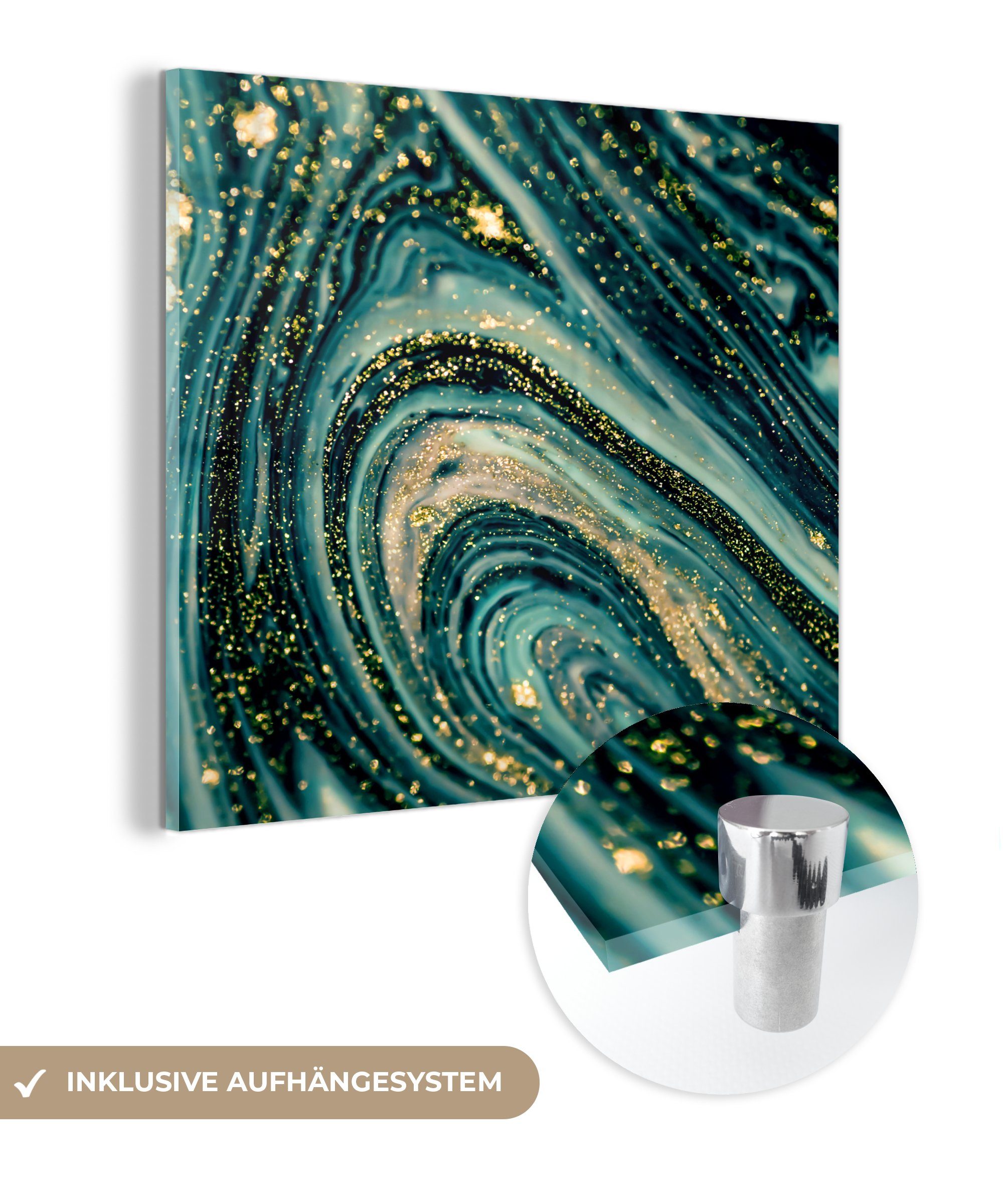 MuchoWow Acrylglasbild Marmoroptik - Luxus - günstig online kaufen