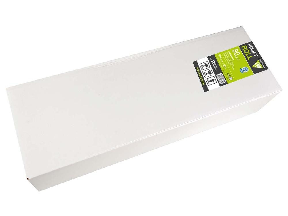 Everbal Plotterpapier Everbal Recycling-Plotterpapier für Tintenstrahldr