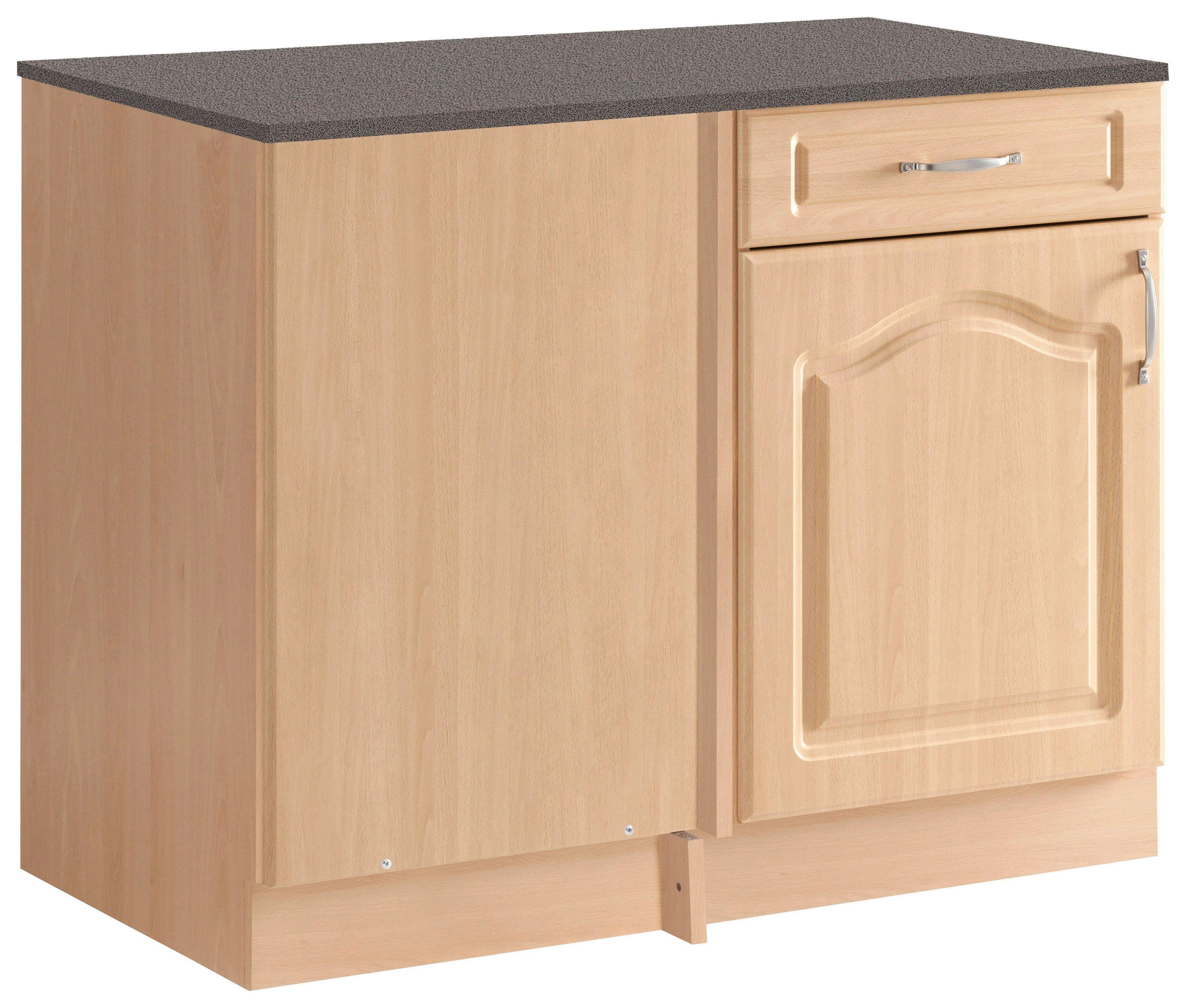 wiho Кухні Eckunterschrank Linz 100 cm breit, Planungsmaß 110 cm, in Landhaus-Optik