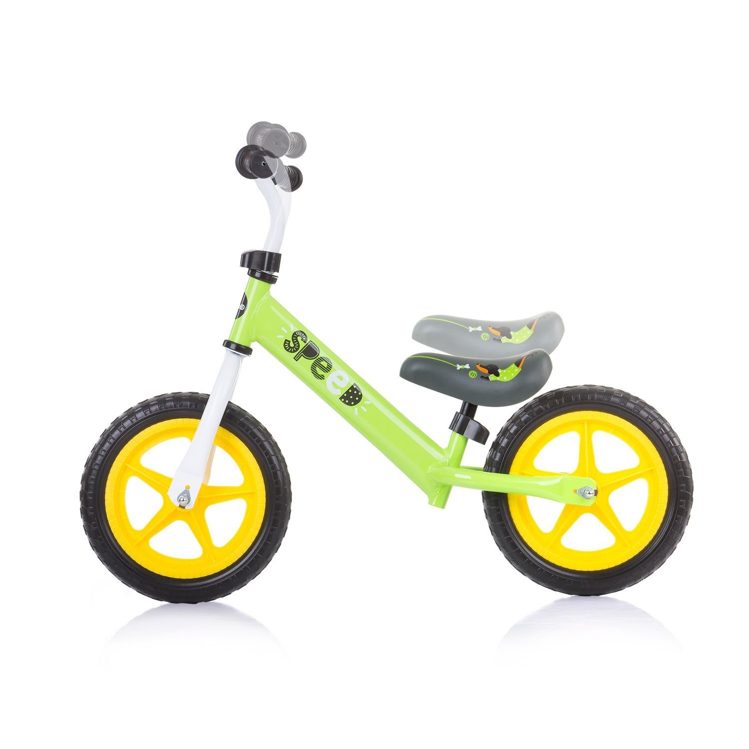 Chipolino Laufrad Laufrad Speed 12 Zoll 12 Zoll Zoll, 12 Zoll, Gummigriff, Lenkstange Sitz höhenverstellbar