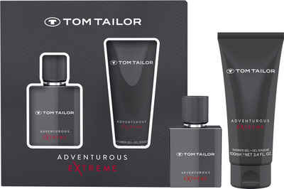 TOM TAILOR Eau de Toilette Adventurous Extreme 30ml + SG 100ml, 2-tlg., EdT, Männerduft, Parfum for him, Duschgel