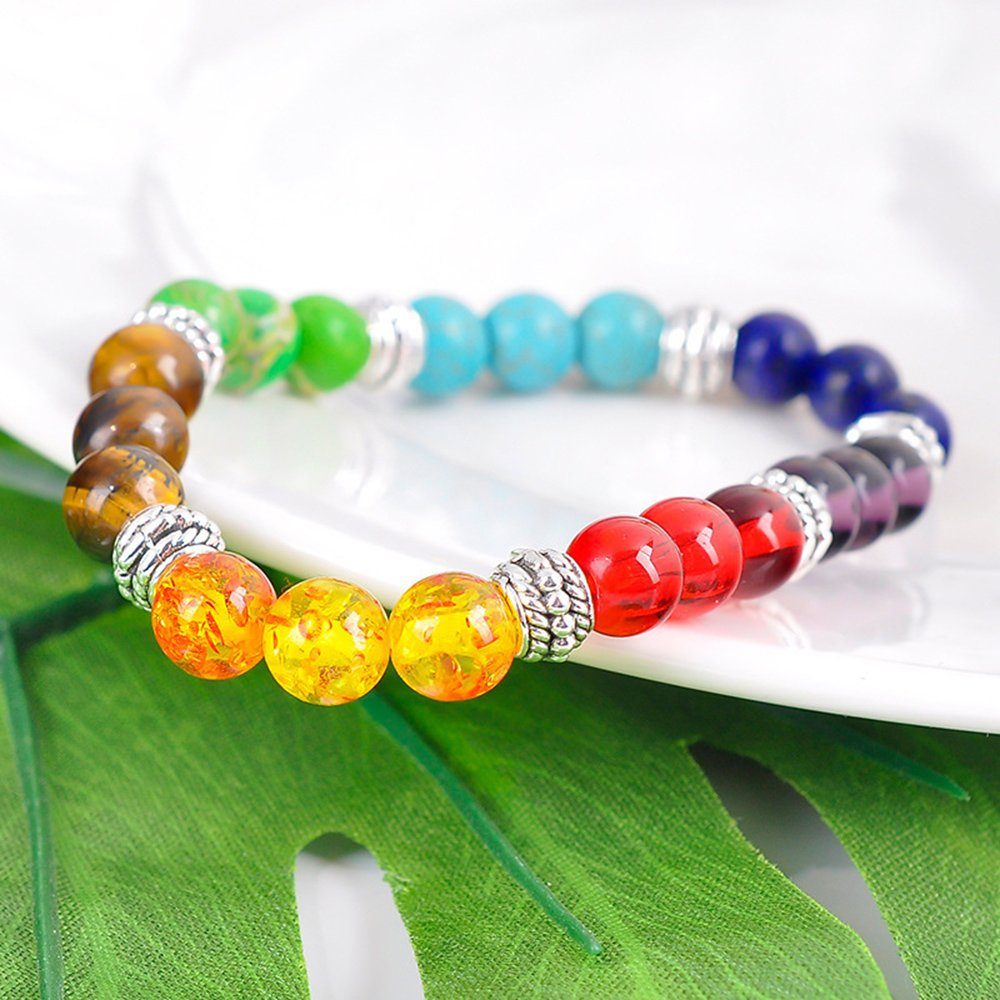 Haiaveng Armband 7 Chakra Armbänder Armbänder, Damen & Herren Yoga für