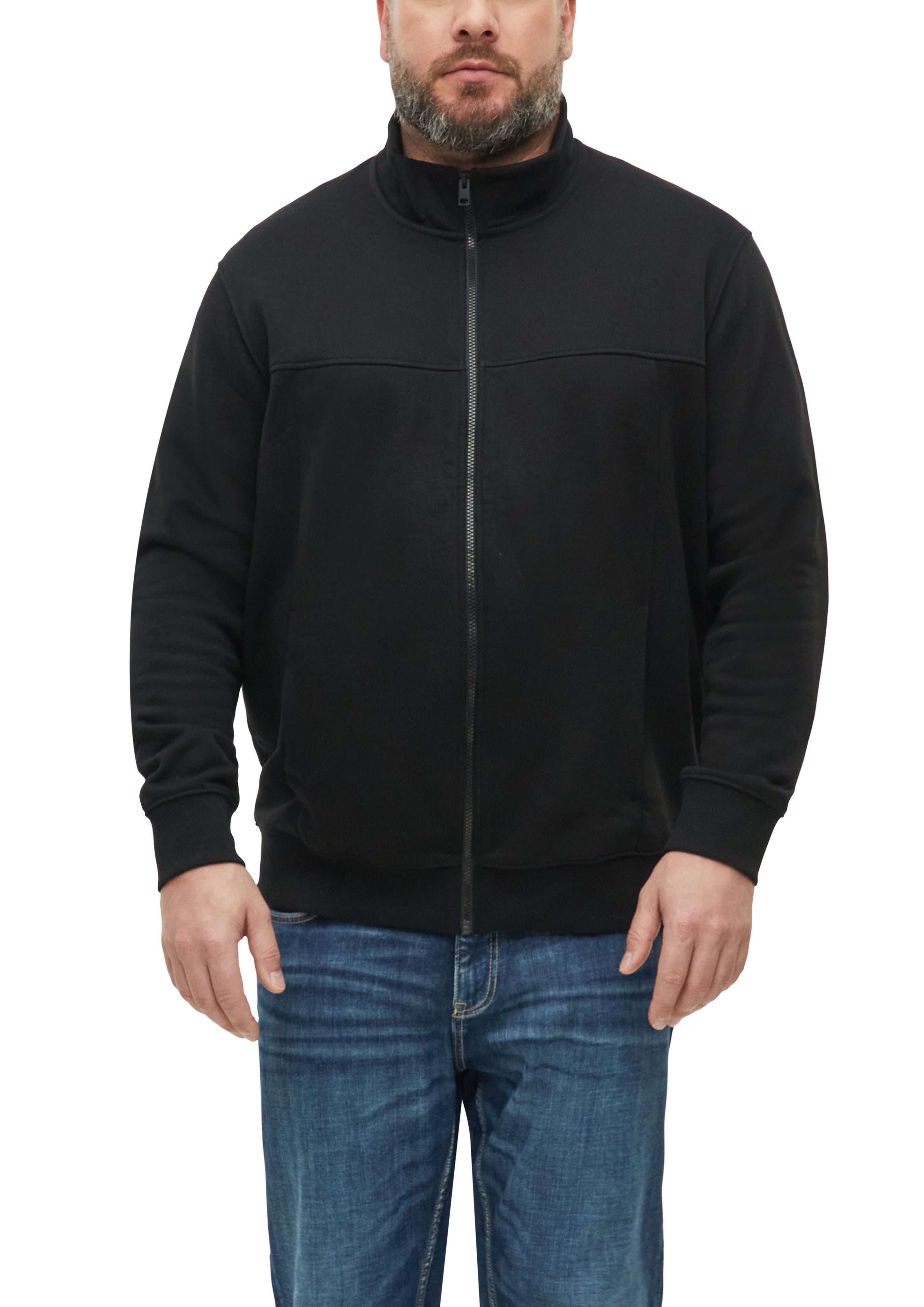 s.Oliver Men Big Sizes Sweatjacke mit Reißverschluss und Stehkragen