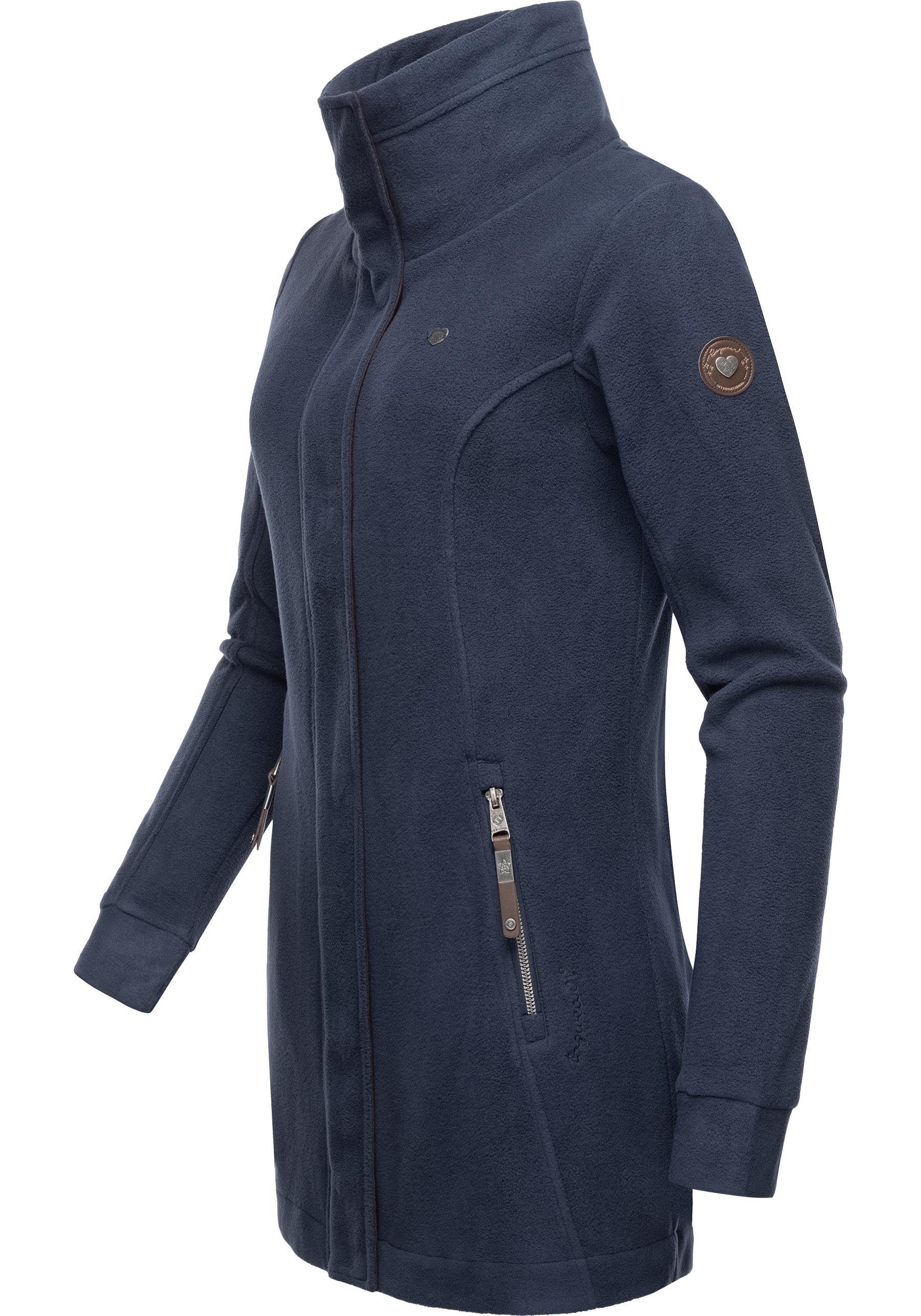 Ragwear Parka Letrice Fleece Sportliche Zip-Fleecejacke mit hohem Kragen günstig online kaufen