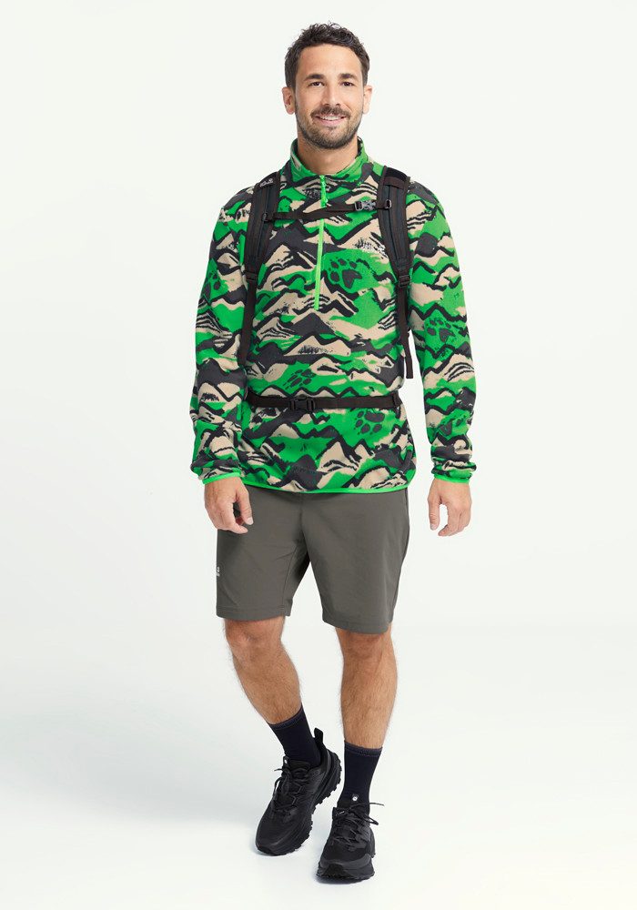 Jack Wolfskin Stehkragenpullover PAW ERA 100 PRINT HZ M