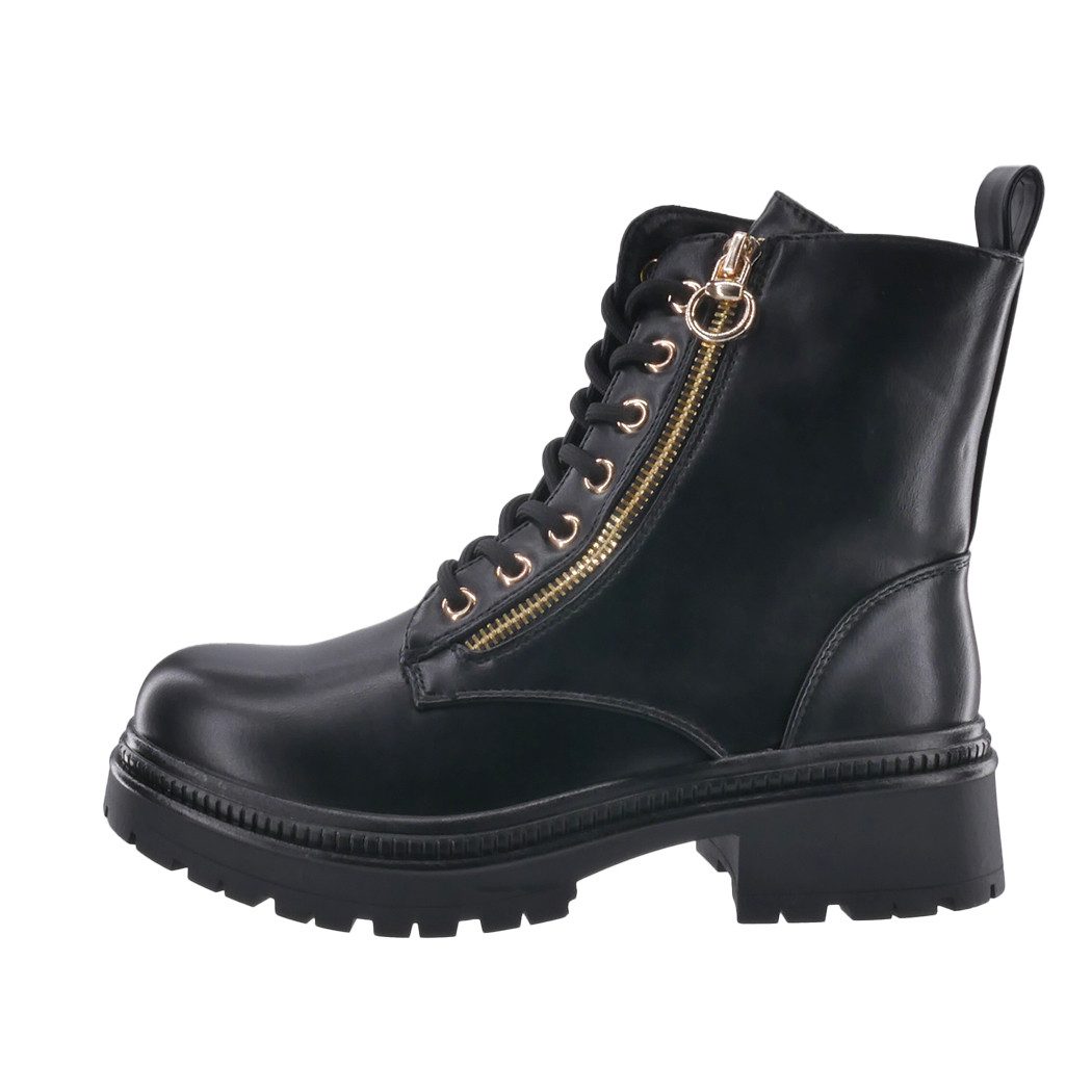 Elara Worker Boots Schnürstiefelette