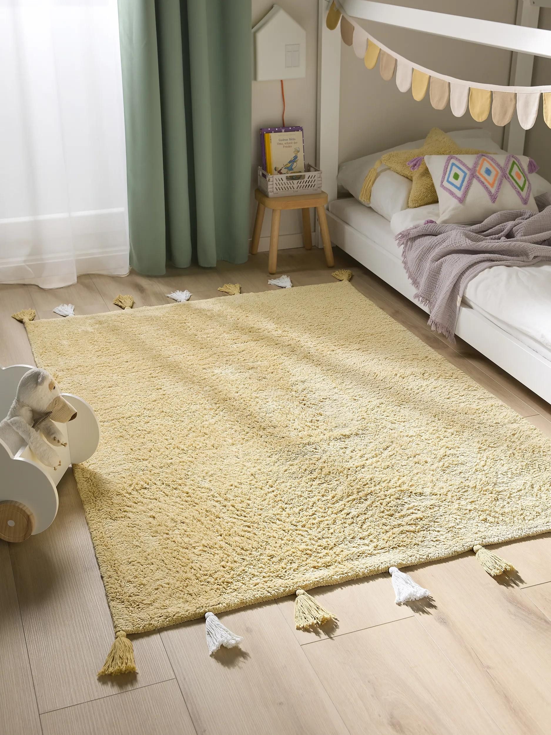 benuta Kinderteppich Malu, rechteckig, Höhe: 6 mm, Kunstfaser, Berber, Ethn günstig online kaufen
