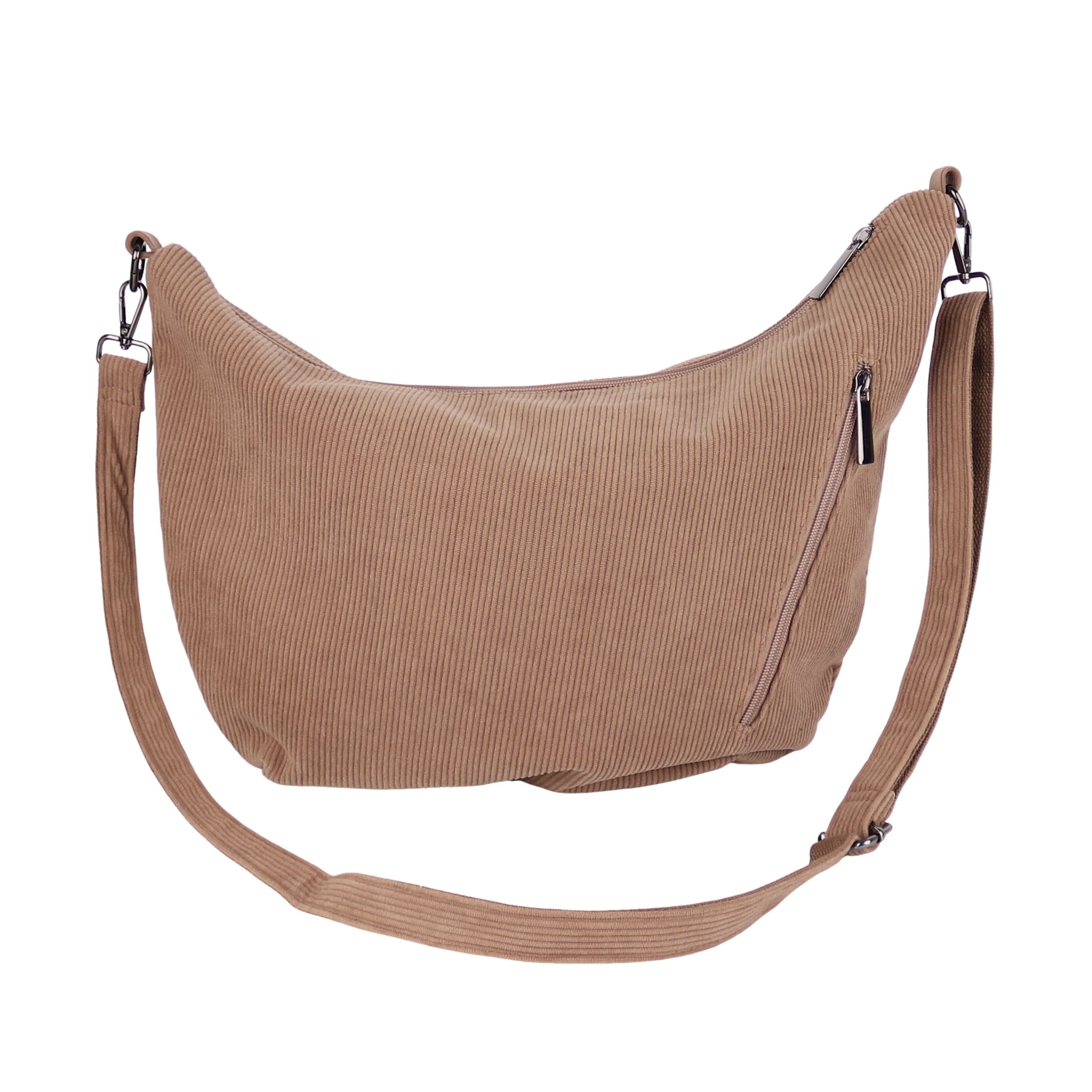 MIRROSI Schultertasche Damen Umhämngetasche aus Cord, günstig online kaufen