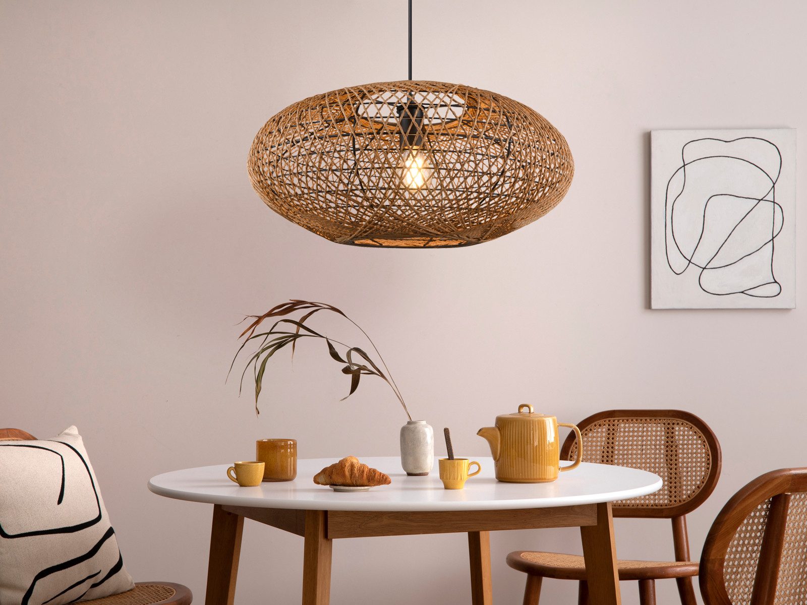 TRIO Leuchten LED Pendelleuchte, Dimmfunktion, LED wechselbar, Warmweiß, gr günstig online kaufen