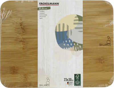 FACKELMANN Küchenorganizer-Set Fackelmann Schneidebrett Balance Bambus