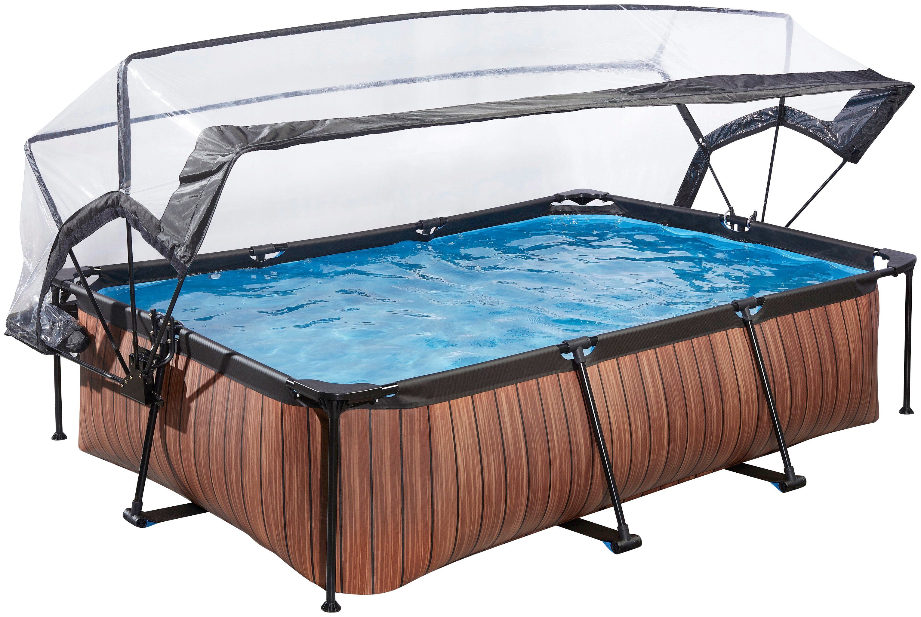 EXIT Framepool (Set, 3-tlg), BxLxH: 200x300x65 cm, mit Kartuschenfilter und Abdeckung