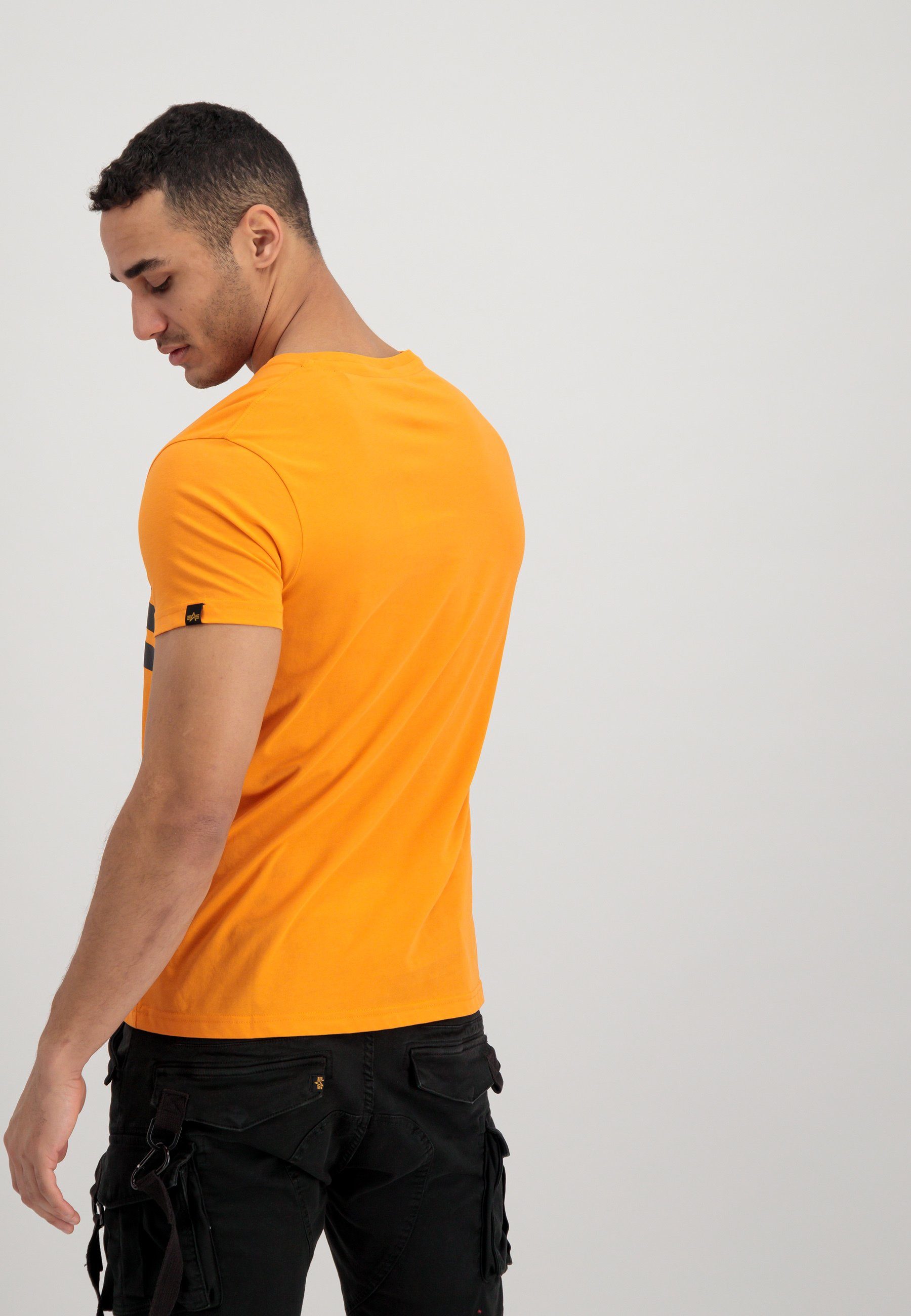 T Industries Alpha Half Foam orange T-Shirt - Industries Logo T-Shirts Alpha Men