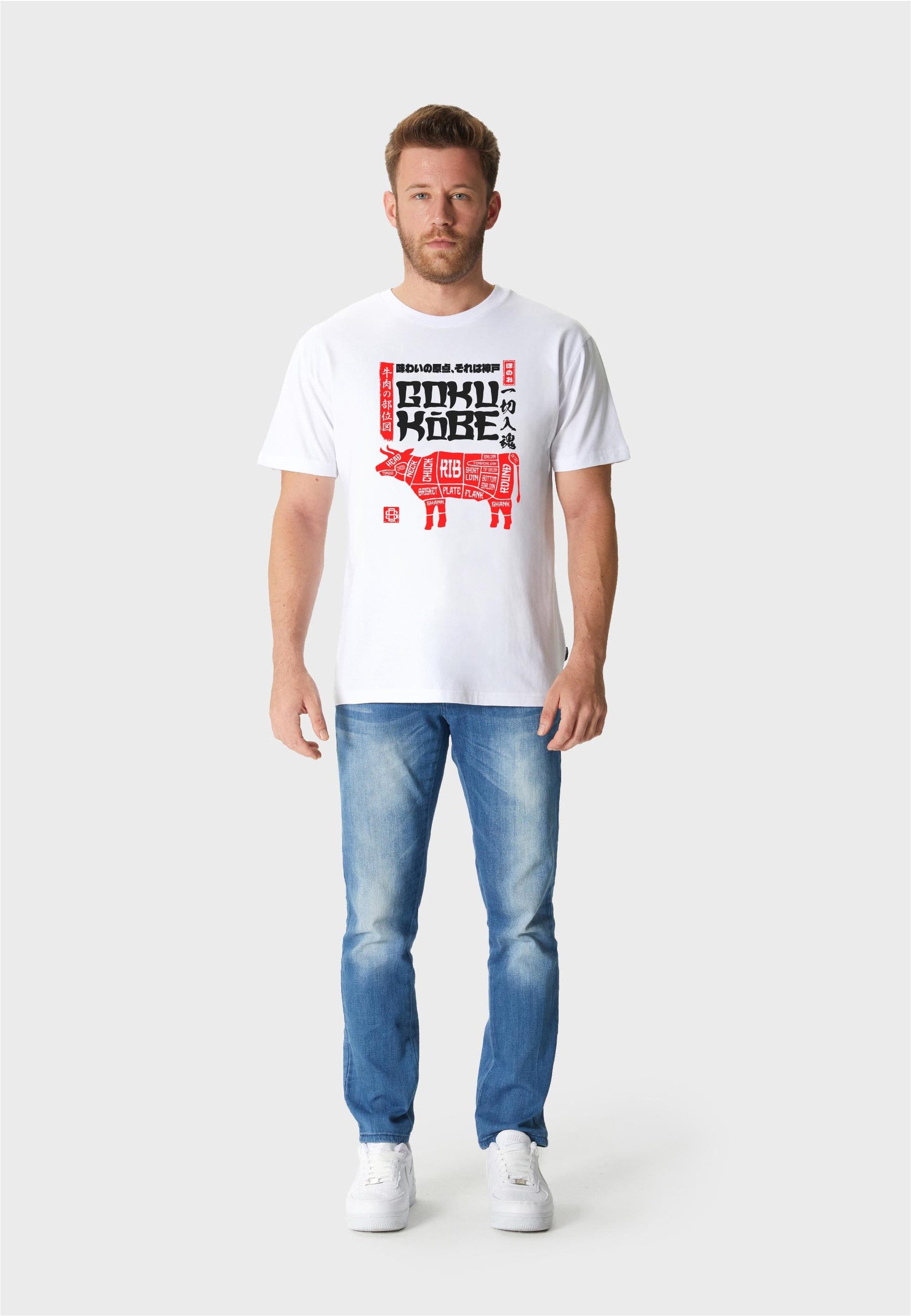 Oldskull T-Shirt Asian Kobe Beef mit fernöstlichem Motiv