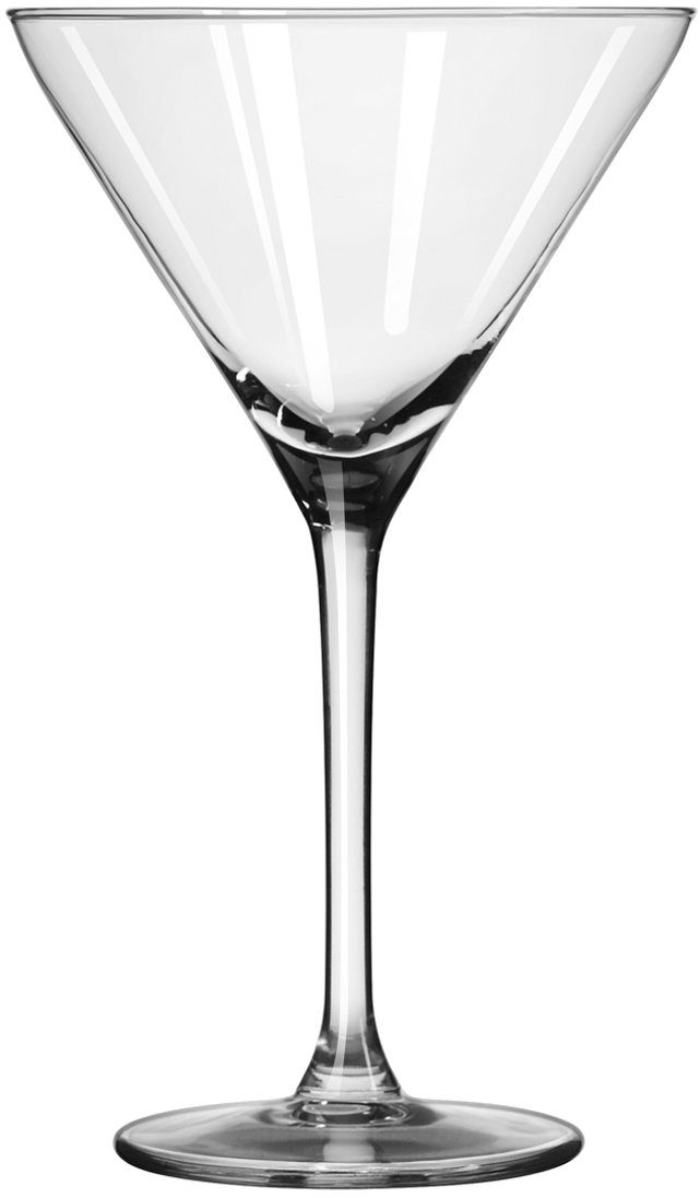 van Well Cocktailglas Martini, 4-tlg., Glas, 260 ml, im Geschenkkarton, 4-teilig