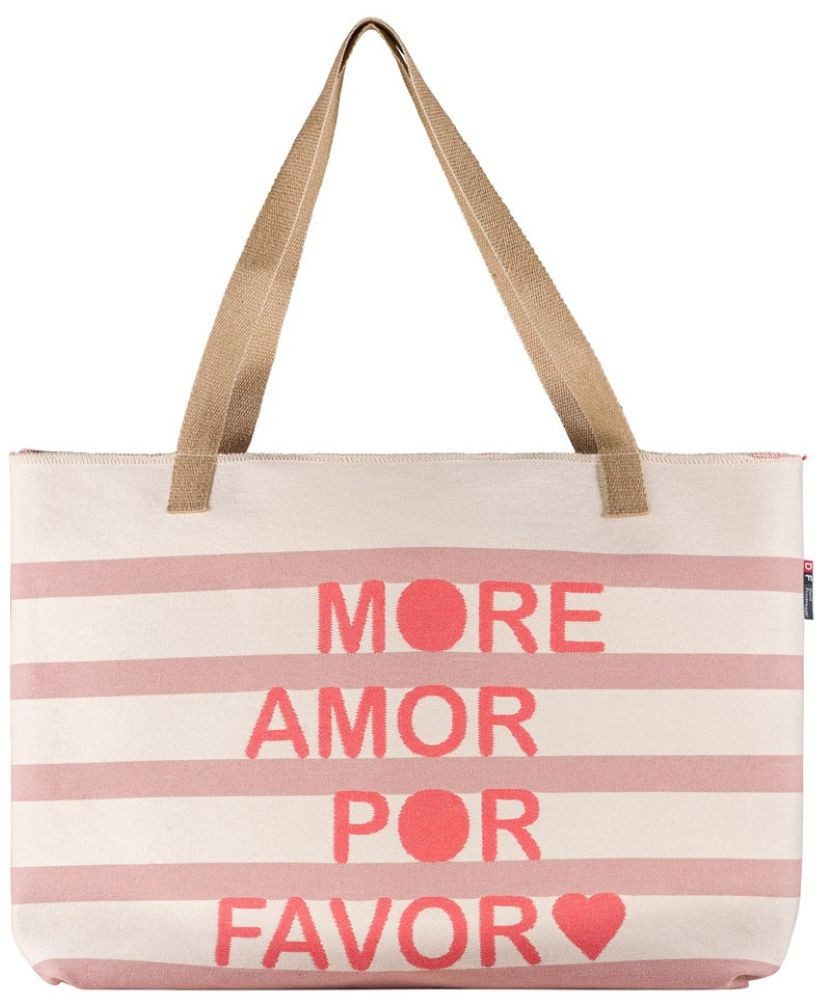 Freizeittasche Tasche Goliath 'More Amor' 65 x 40 cm Altrosa