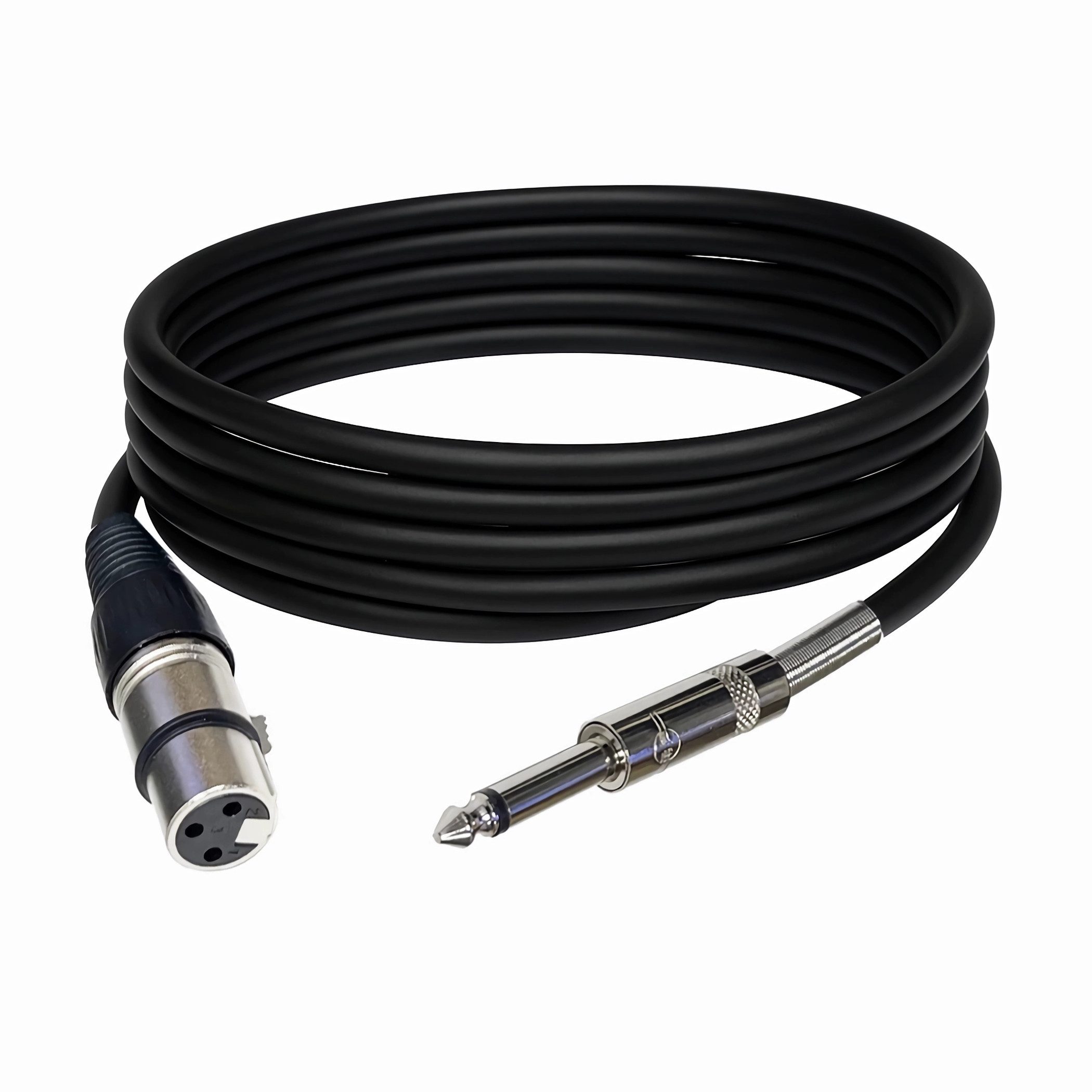 Bolwins L35C 5m Mikrofonkabel XLR auf 6,3mm Klinke HiFi Audio Kabel Mikrofon Audio-Kabel, 6,35 mm Stereo TRS Klinkenstecker, XLR Buchse (3-polig, Female) (500 c – Bild 2 von 5