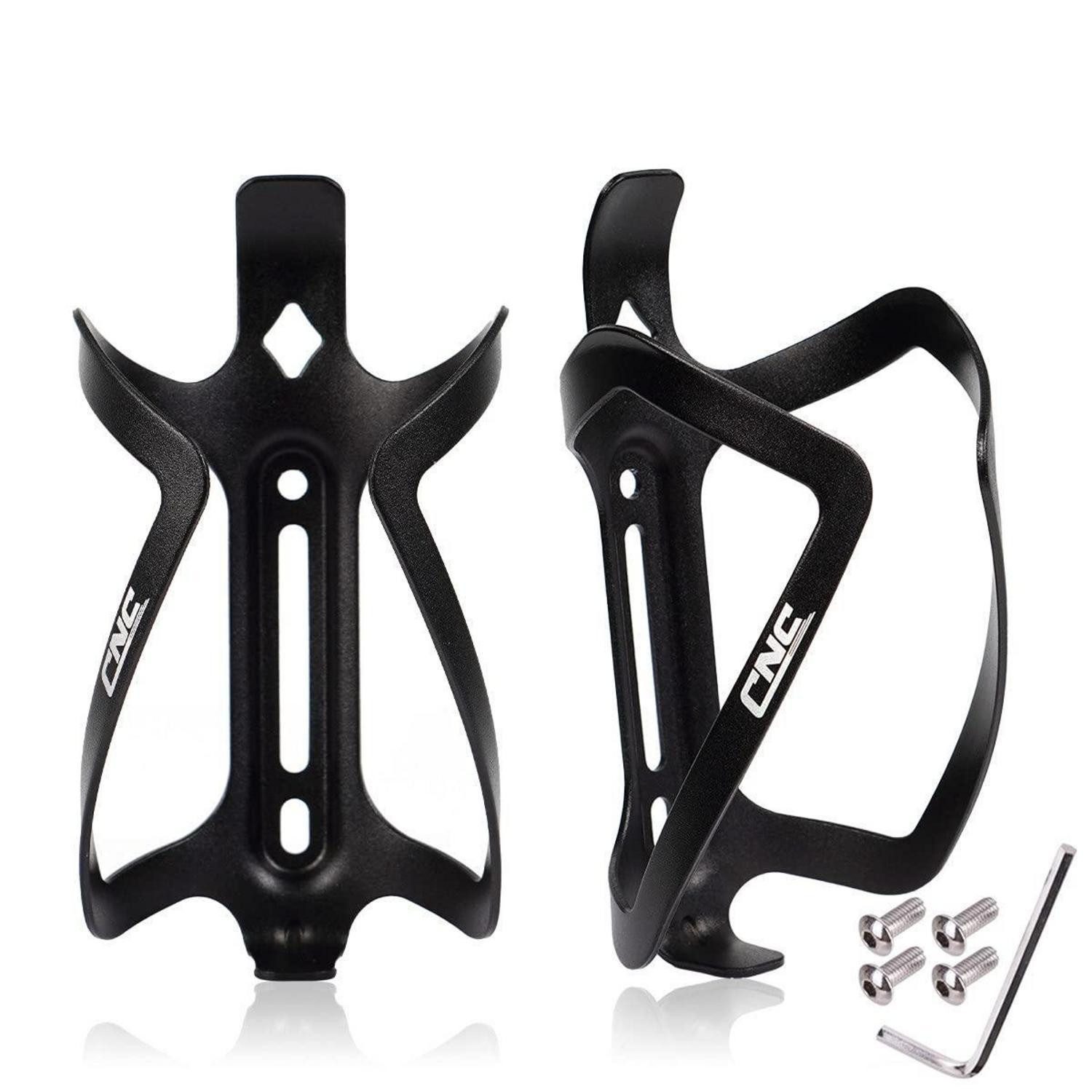 LuxusKollektion Fahrrad-Flaschenhalter Fahrrad Flaschenhalter Getränkehalter Rennrad MTB Schwarz, (2-St)