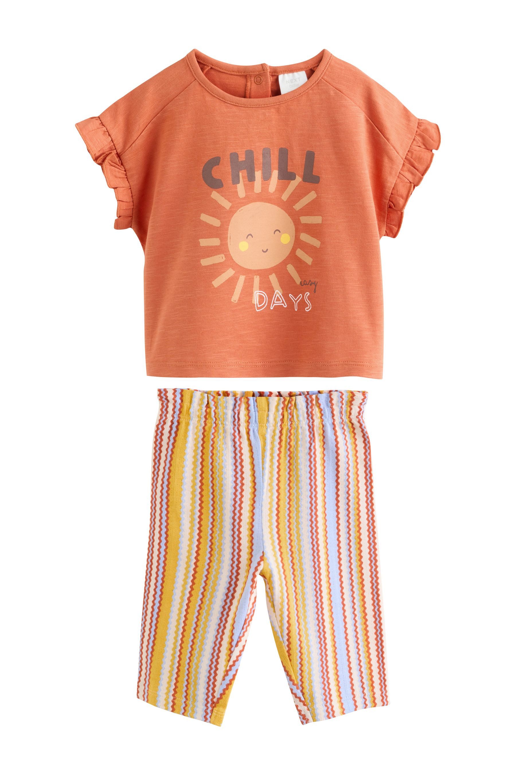 Shirt & Hose 2-teiliges Baby-Set mit Oberteil und Leggings