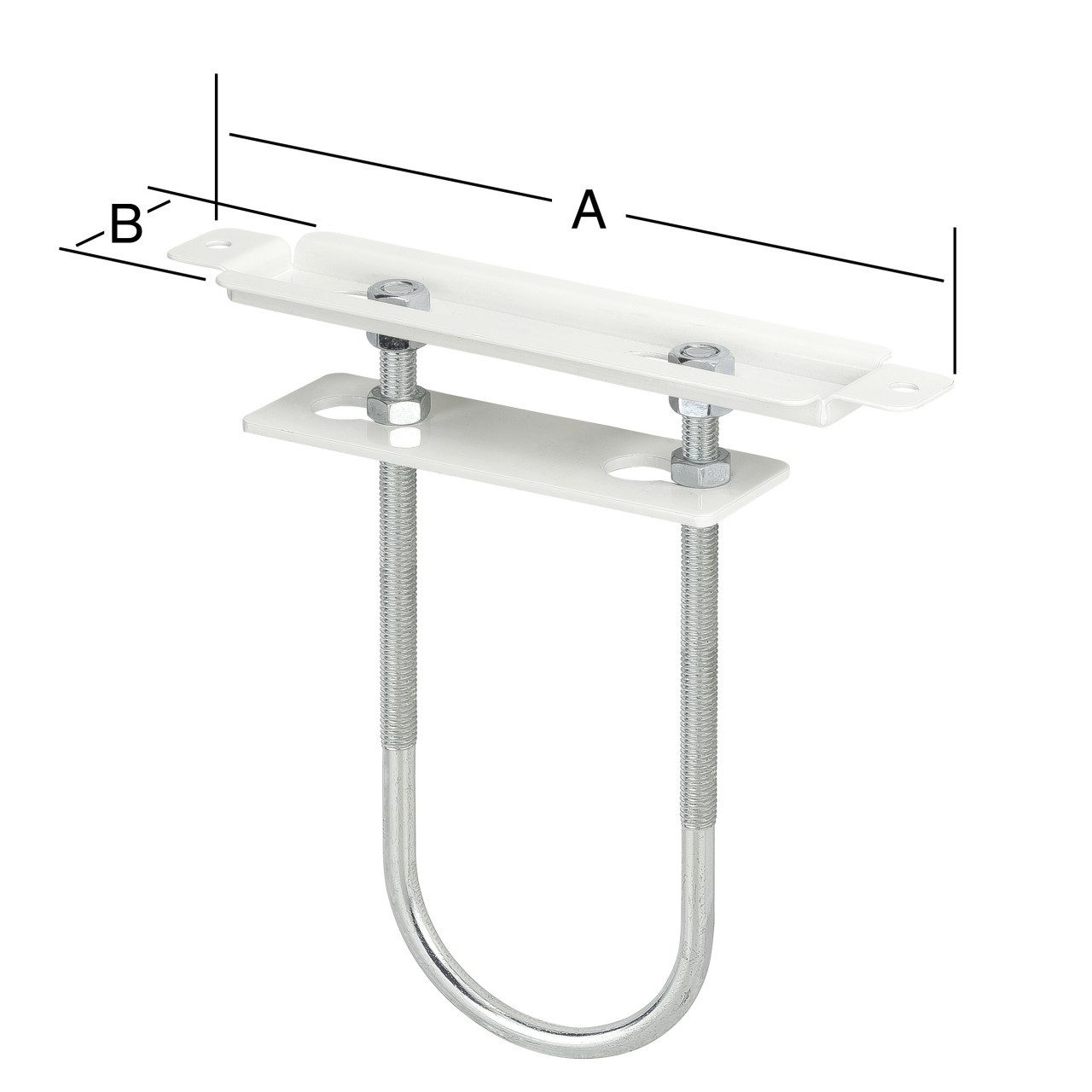 Vormann Heizkörper Vormann Vario-Heizkörperkonsolen weiß 19 x 4.5 cm